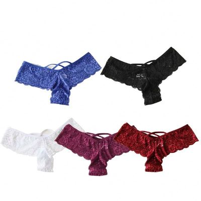 G-String 4XL 5XL Nylon Black Knickers Lace ชุดชั้นในสตรีเซ็กซี่ Knickers