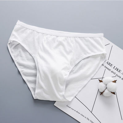 Combed Waistband Cotton Men Underwear บิกินี่สามเหลี่ยม Cotton Spandex Briefs