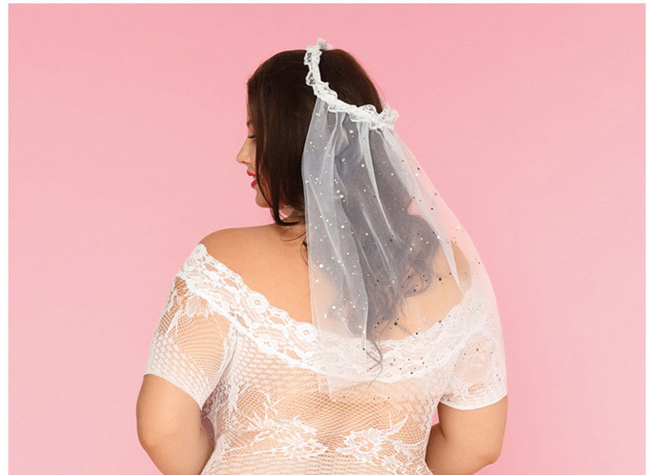 Hot Erotic Plus Babydoll ชุดชั้นในสตรีขนาดใหญ่กางเกงแต่งงาน 85 กก. Free Size