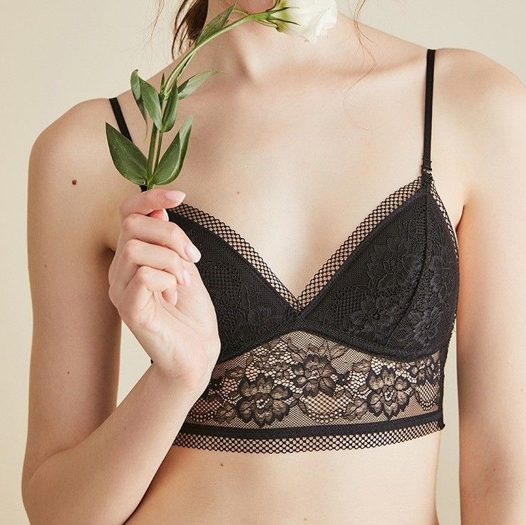 สุภาพสตรี Halter XXXL ที่ไม่มีสายหนังเซ็กซี่ผู้หญิง Bras U Shaped Back Bra ชุดชั้นใน Beauty