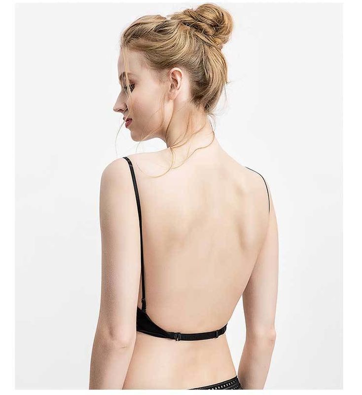 สุภาพสตรี Halter XXXL ที่ไม่มีสายหนังเซ็กซี่ผู้หญิง Bras U Shaped Back Bra ชุดชั้นใน Beauty