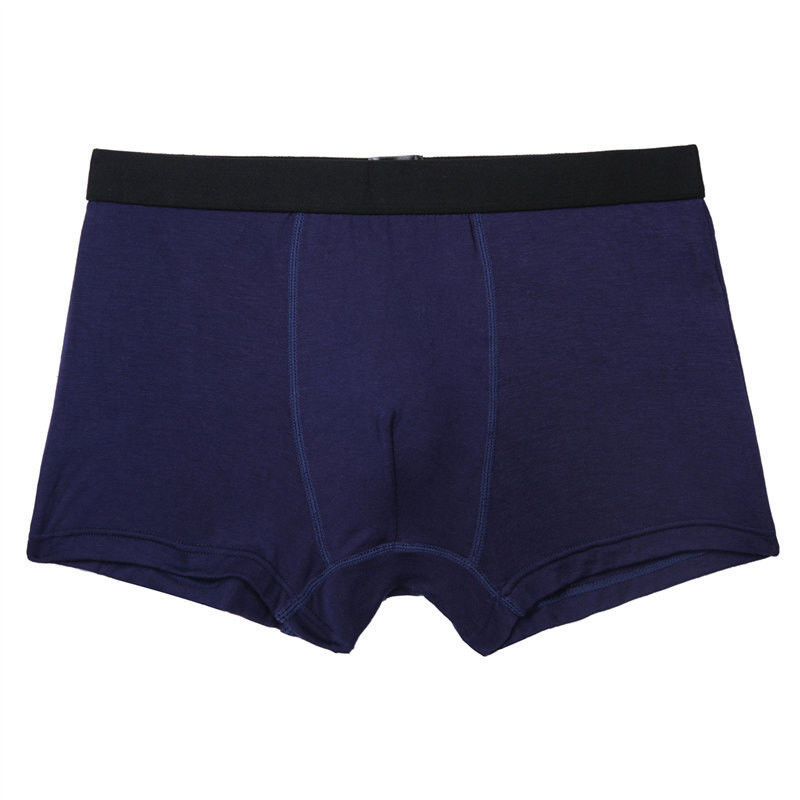 Black RTS Boxer Cotton Men Underwear 95 Cotton 5 ชุดชั้นในสแปนเด็กซ์