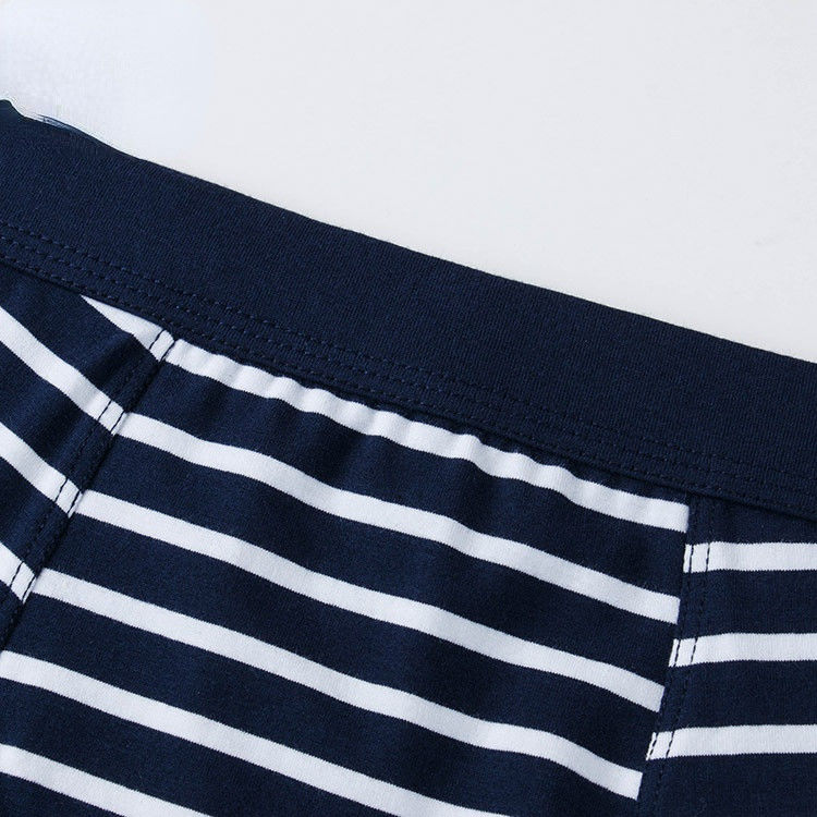 XXXL 165kg 95kg Cotton Men ชุดชั้นในเซ็กซี่กางเกงในผ้าฝ้ายแท้ผู้ใหญ่ Stripe Sports