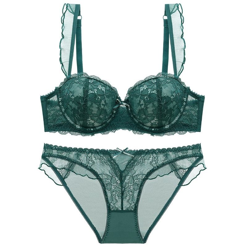 80B 85C 90B 90C เสื้อชั้นในโปร่งใสสีขาวบางเฉียบ XXXL สุภาพสตรี Underwired Non Padded Bras